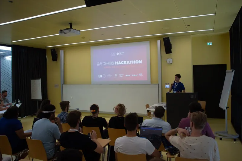 Presentation at the 24-hour hackathon at TU Munich